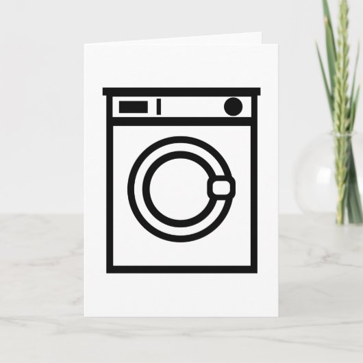 Waschmaschine Karte (Vorderseite)