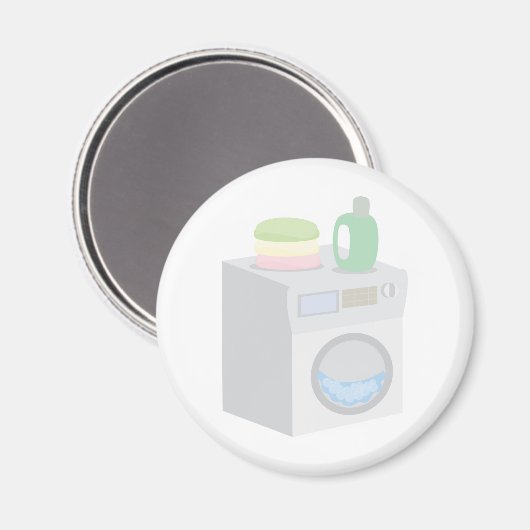Waschmaschine Magnet (Vorderseite/Rückseite)