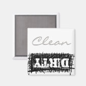 Waschmaschine Magnet (Vorderseite/Rückseite)