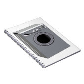 Waschmaschine Notizblock (Rechte Seite)