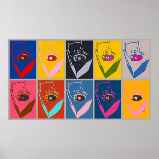Waschmaschine_POP Poster (Vorne)