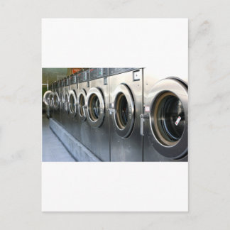 Waschmaschine Postkarte