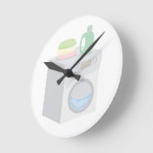 Waschmaschine Runde Wanduhr (Winkel)