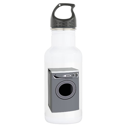 Waschmaschine Trinkflasche (Vorderseite)