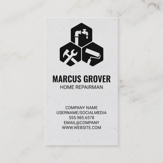 Waschmaschine und Trockner | Reparaturdienste für Visitenkarte (Rückseite)