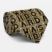 Waschmaschine, Waschmittel oder Abs. Krawatte (Gerollt)