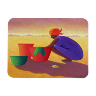 Waschmaschinen-Frau 1999 Magnet