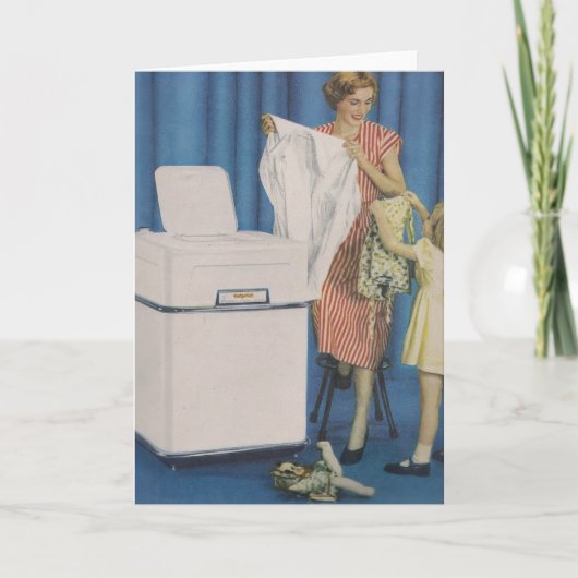 Waschmaschinenkarte Karte (Vorderseite)