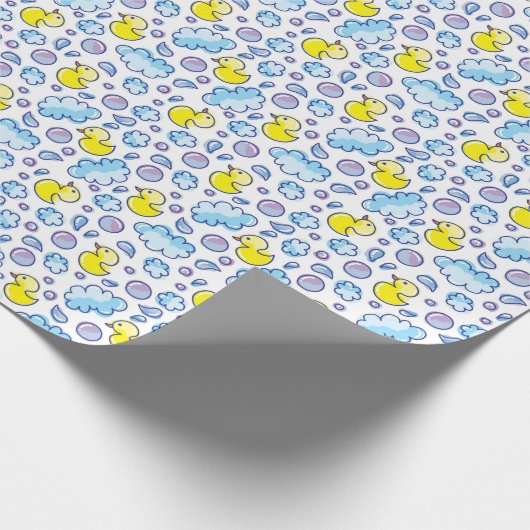 Waschmuster Geschenkpapier (Ecke)