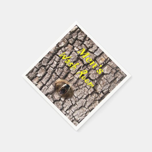 Waschpapier Napkins für Männer Serviette (Ecke)