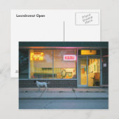 Waschraum offen postkarte (Vorne/Hinten)