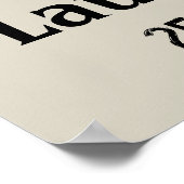 Waschsalon Personalisierter Waschsalon Art Poster (Ecke)