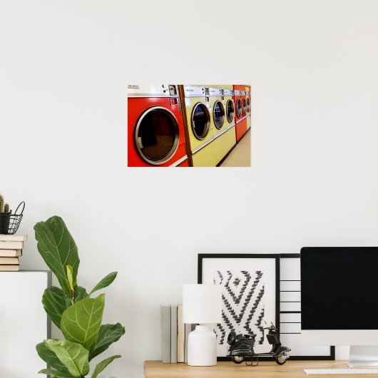 Waschsalon Poster (Heimbüro)