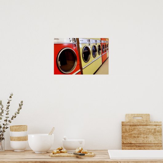 Waschsalon Poster (Küche)