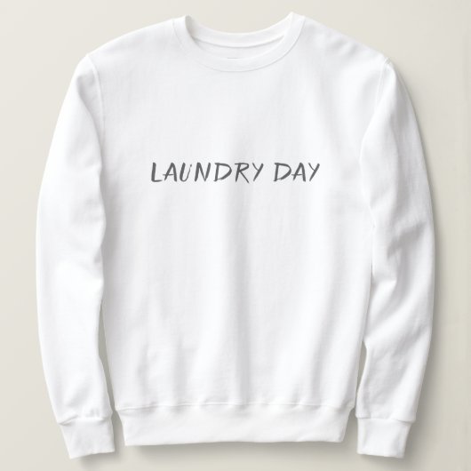 Waschtag Cozy Crewneck Sweatshirt (Design vorne)