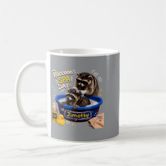 Waschtag für Waschbären Jimothy Schaumbad Süßer Mü Kaffeetasse