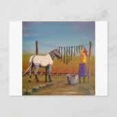 Waschtag Postkarte (Vorderseite)