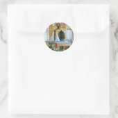 Waschtag Runder Aufkleber (Tasche)