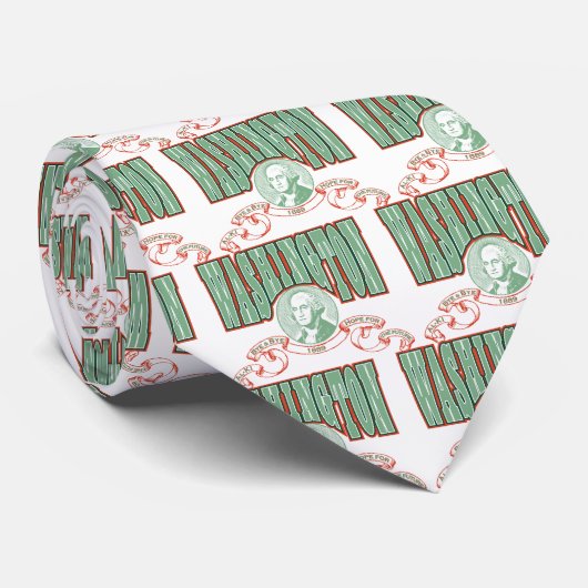 Waschton Krawatte (Gerollt)