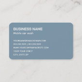 Waschwaschreinigung für mobile Autos Visitenkarte (Rückseite)