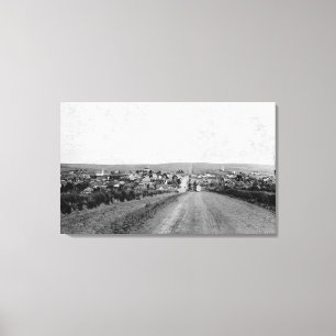 Wasco, Oregon-Vogel-Augen-Ansicht-Fotografie Leinwanddruck