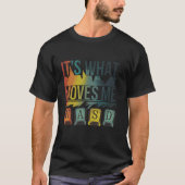 Wasd It's What Moves Me Retro Gamer Pc Computer En T-Shirt (Vorderseite)