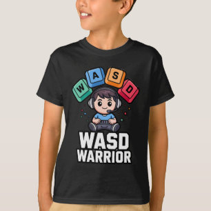 WASD Krieger PC Gamer T-Shirts für Gaming