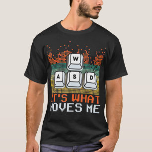 WASD PC Gamer gibt Video Gaming Boys Männer Vintag T-Shirt