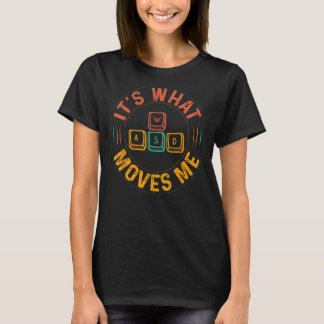 WASD PC Gamer gibt Video Gaming Boys Männer Vintag T-Shirt