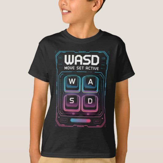 wasd pc-gamer t-shirts (Vorderseite)