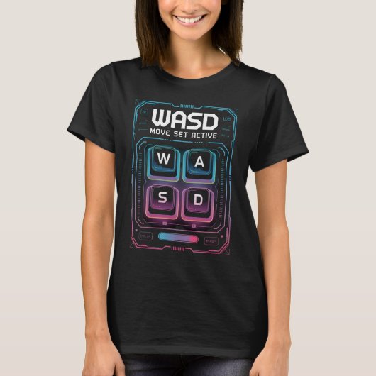 wasd pc gamer tshirts (Vorderseite)