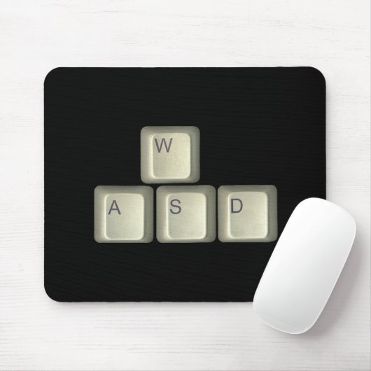 WASD Schlüssel Mousepad (Mit Mouse)