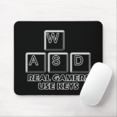 WASD - Wirkliche Gamers-Gebrauchs-Schlüssel Mousepad (Mit Mouse)