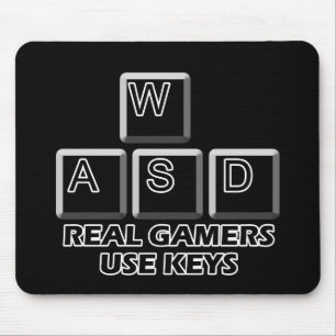 WASD - Wirkliche Gamers-Gebrauchs-Schlüssel Mousepad