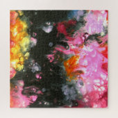 "Wash #3", abstract, psychedelic Puzzle (Horizontal)