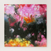 "Wash #3", abstract, psychedelic Puzzle (Vertikal)