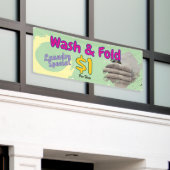 Wash and Falte Banner (Äußeres Gebäude)