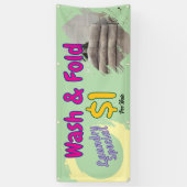 Wash and Falte Banner (Vertikal)