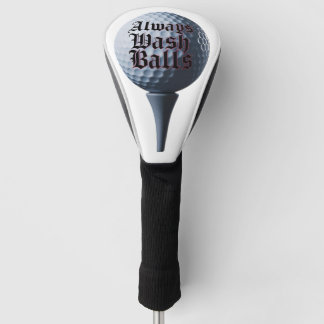 Wash Balls Driver Coverage Golf Headcover