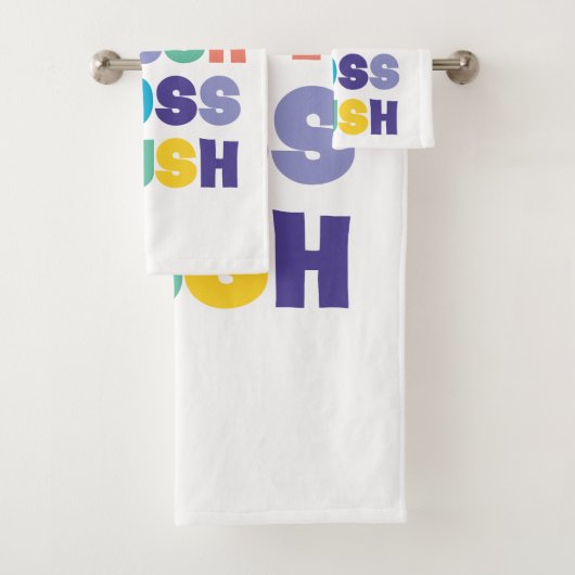 WASH BRUSH FLOSS FLUSH BADHANDTUCH SET (Insitu)