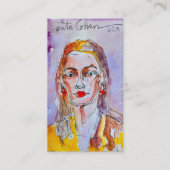 Wash Business Cards Moderner Pop Abstrakt Visitenkarte (Vorderseite)