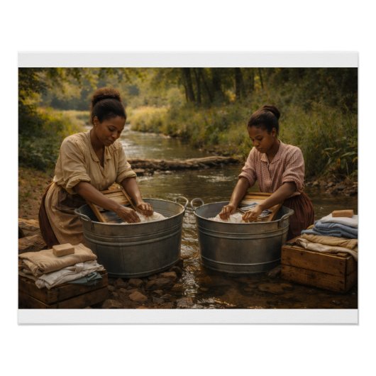Wash Day at the Creek Poster (Vorderseite)