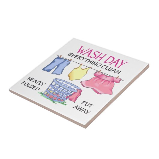 Wash Day Fliese (Seite)