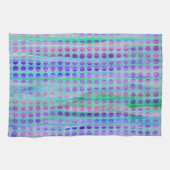 Wash Dots Mini Periwinkle Geschirrtuch (Horizontal)