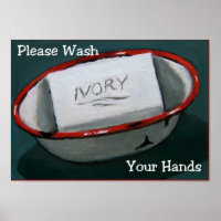 WASH-HÄNDE: VORY SOAP ART: DRUCKEN