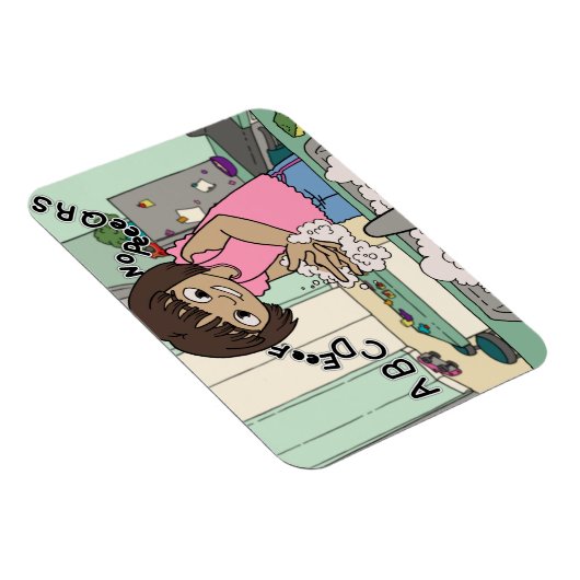 Wash Hands Magnet (Rechte Seite)