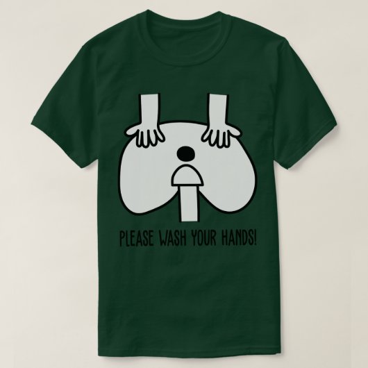 WASH HANDS T-Shirt (Design vorne)