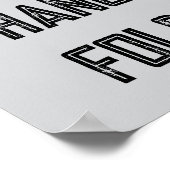 Wash Hang Fold Wäsche Routine Poster (Ecke)
