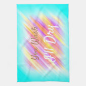 "Wash I'll Dry" Funny Multi Color Cooles Muster Geschirrtuch (Vertikal)