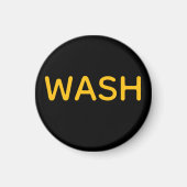 WASH Logo Geschirrspüler Magnet (Vorne)